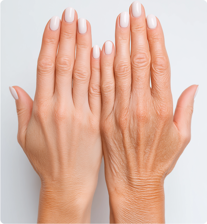 Woman Hand - Before and After