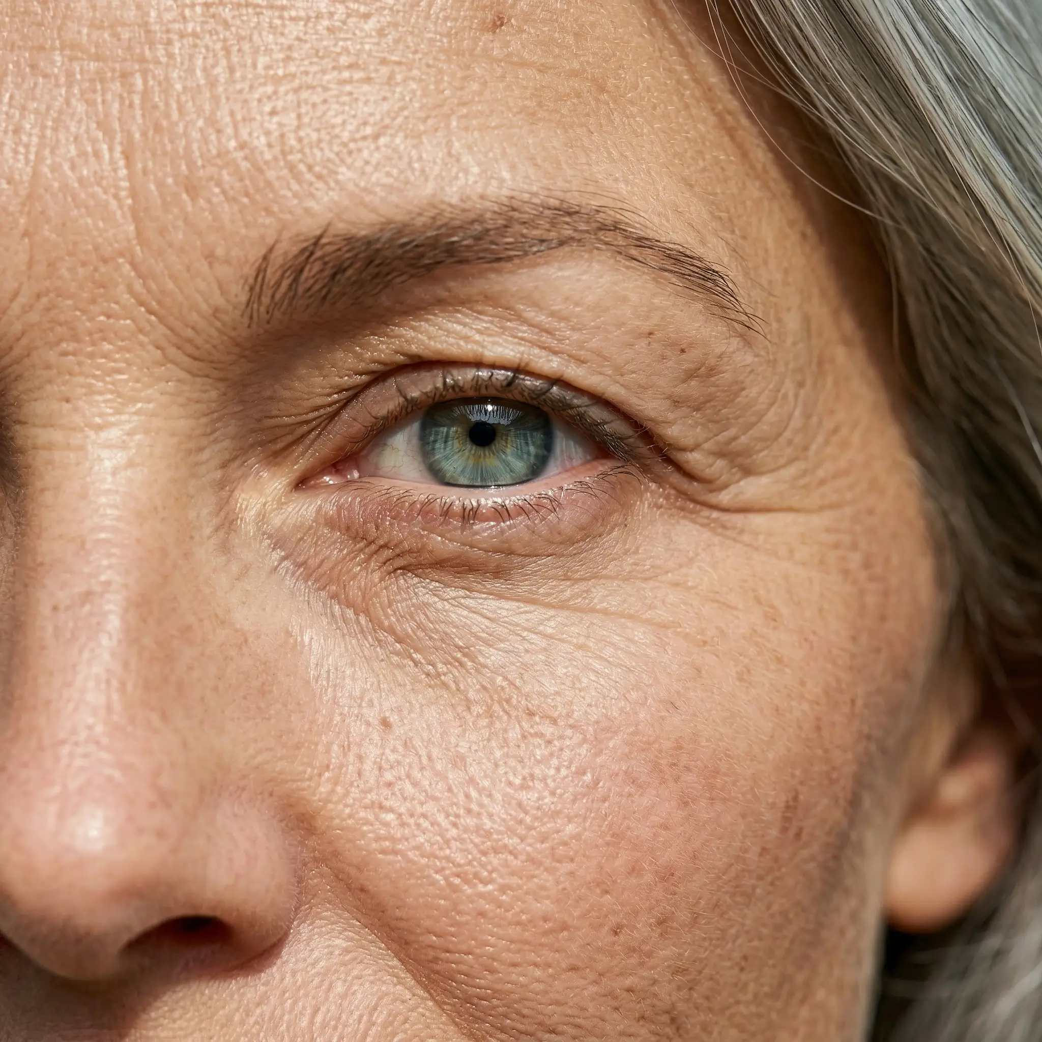 Eye with Dark Circles