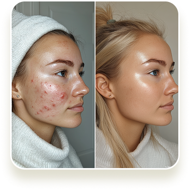 Woman - Before and After