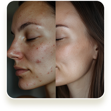 Woman - Before and After