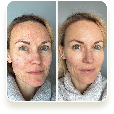 Woman - Before and After
