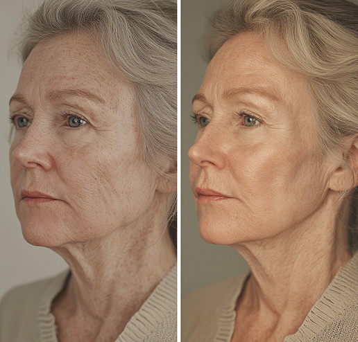 Woman Face - Before and After