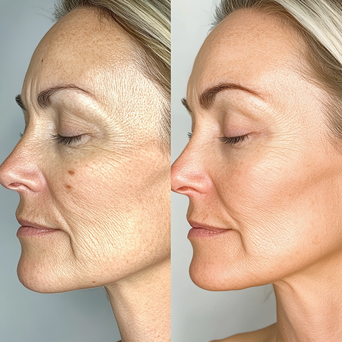 Woman Face - Before and After