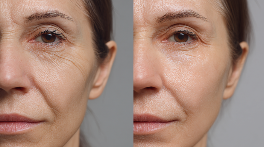 Woman Face - Before and After