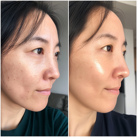Woman Skin - Before and After