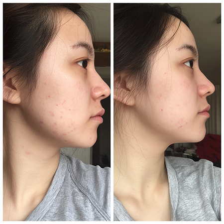 Woman Skin - Before and After