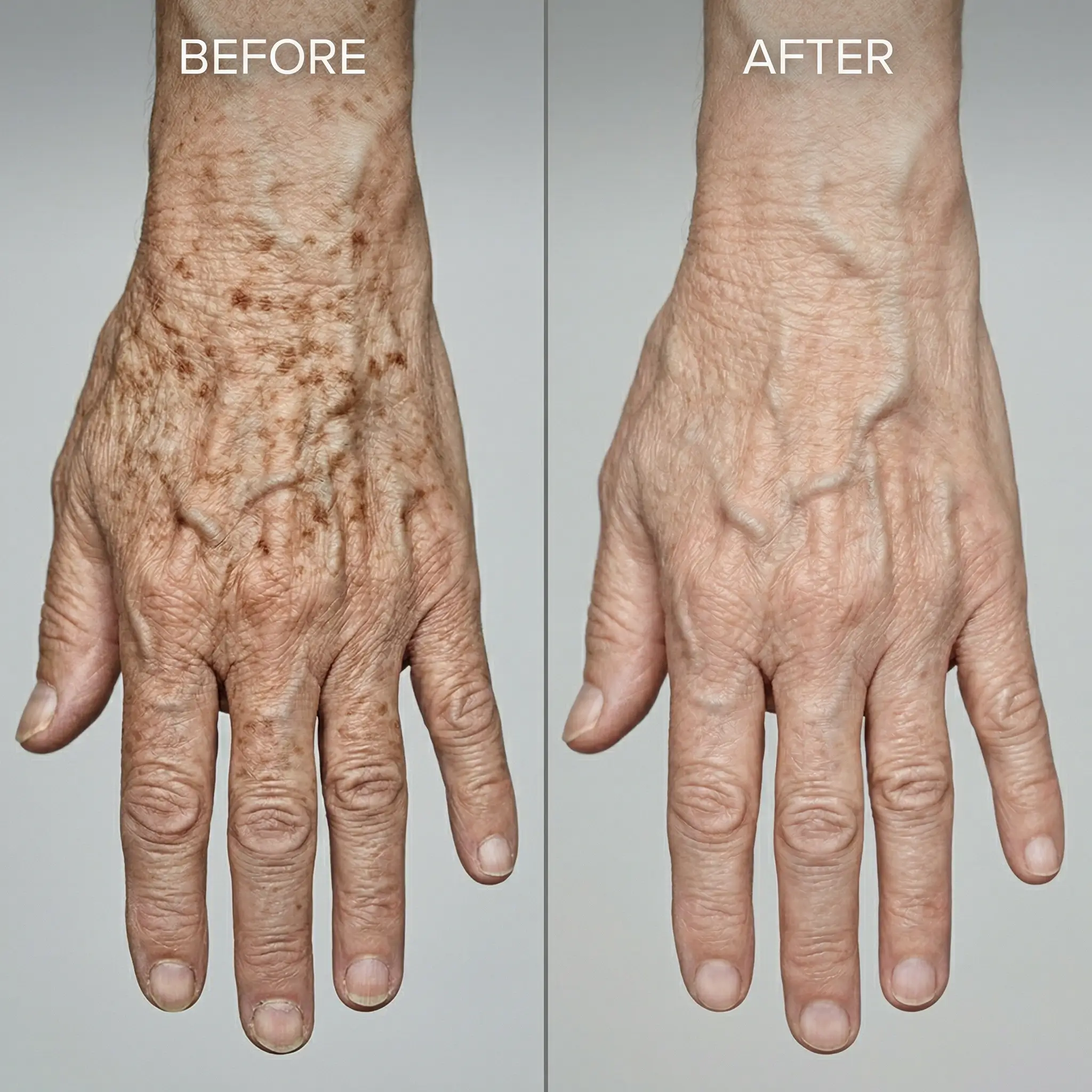 Woman Hand - Before and After